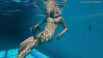 European Beauty Mary Kalisy'S Sensual Underwater Escapade